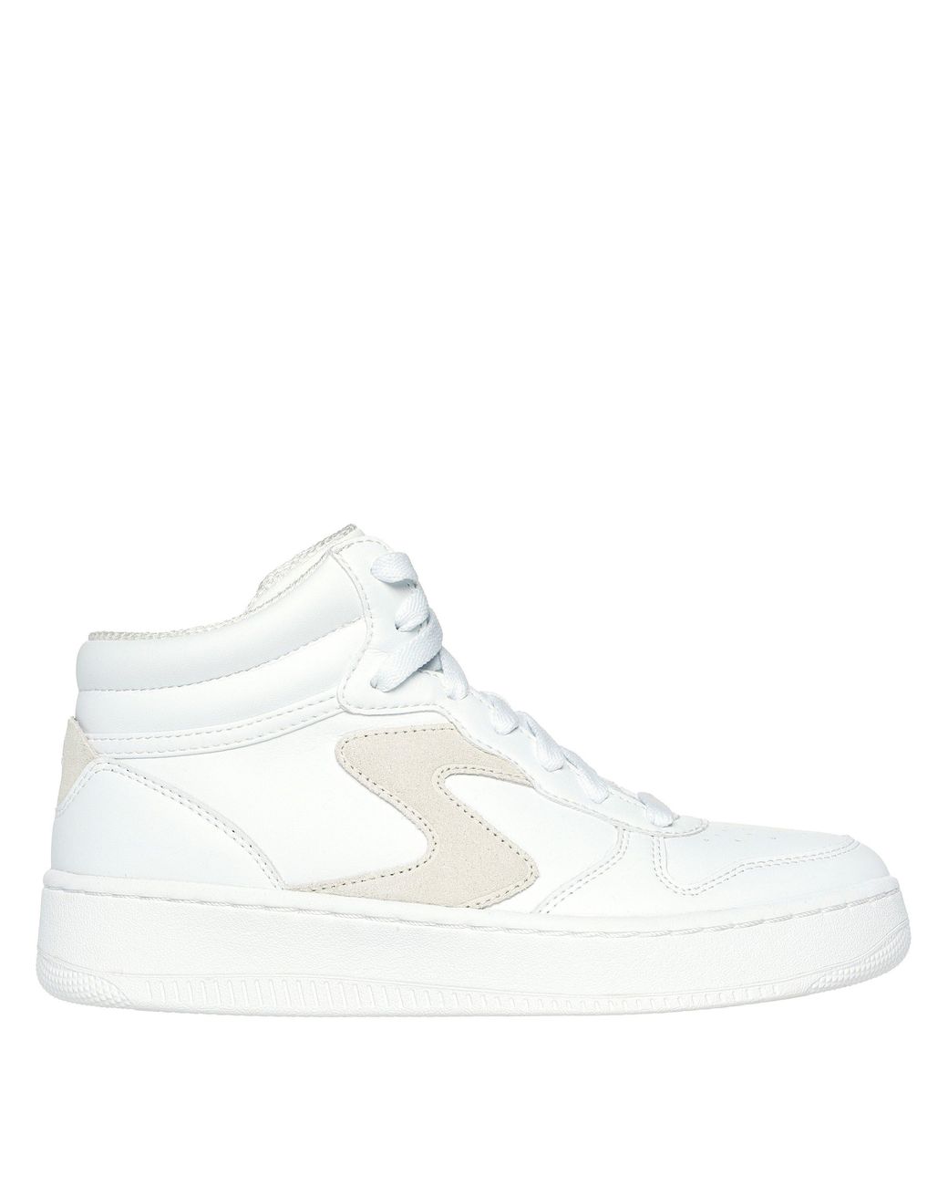 Skechers White High-Top Trainers