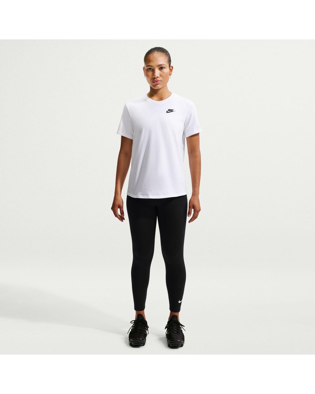 Nike Black One High-waisted Crop Leggings