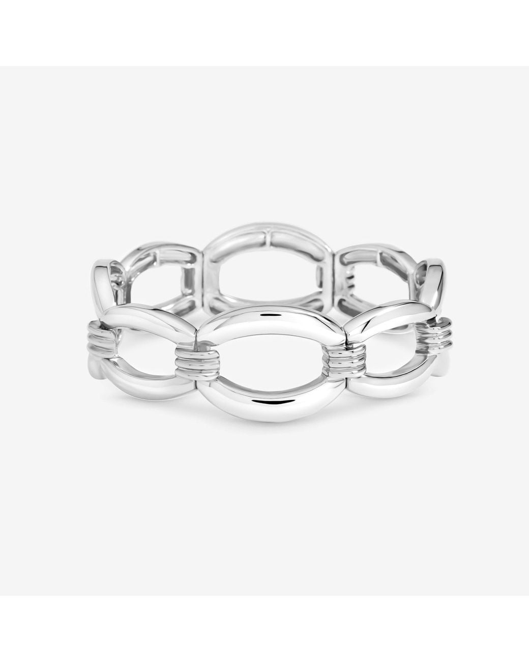 Jon Richard Metallic Plated Chain Stretch Bracelet