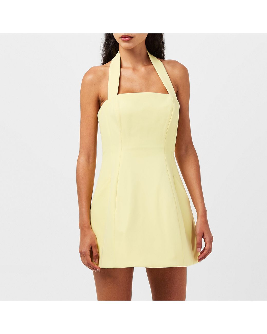 Bardot Yellow Neville Mini Dress