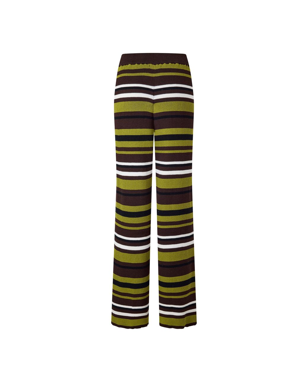 I Saw It First Metallic Striped Knitted Wide Leg Trouser