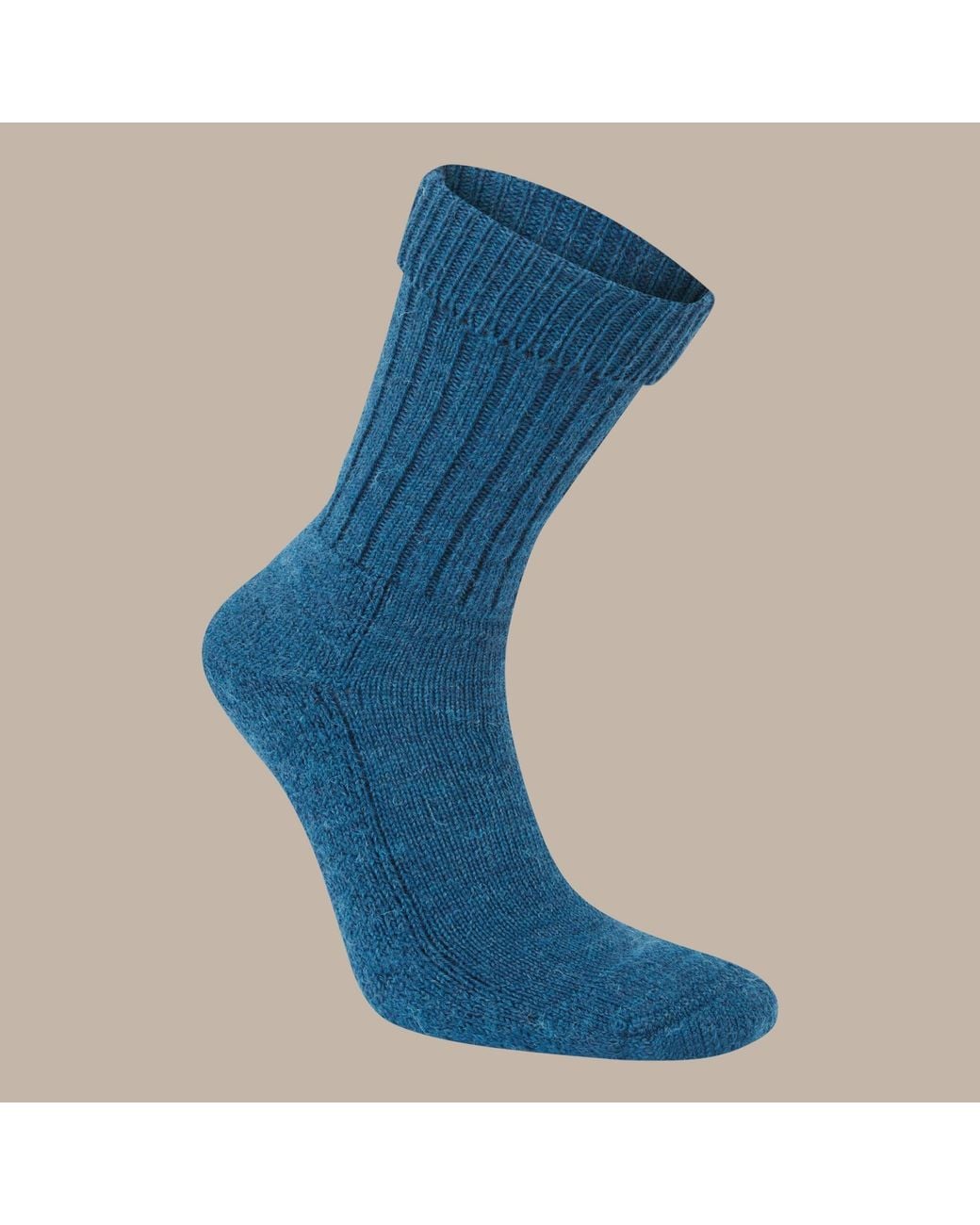 Craghoppers Blue Wool Padded Hiking Socks for men