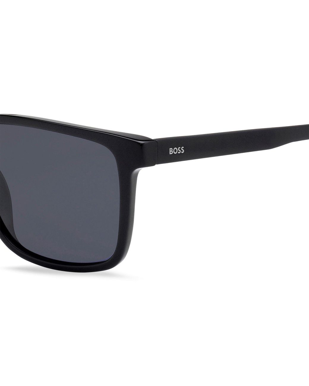 Boss Black Square Sunglasses, Square Design for men