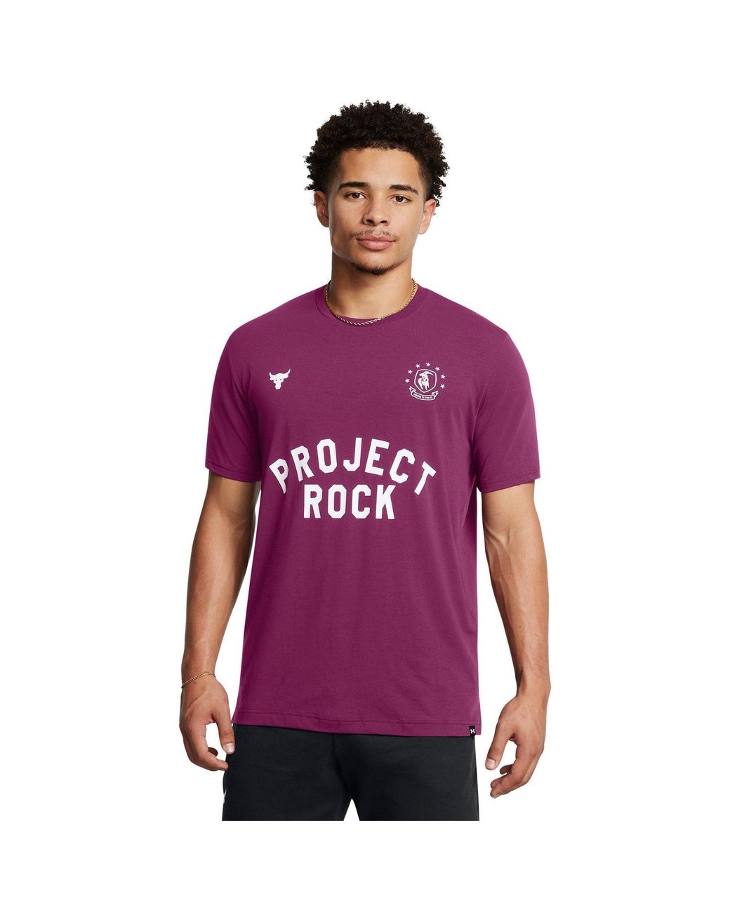 Under Armour Purple Regular Fit Short-Sleeve T-Shirt for men