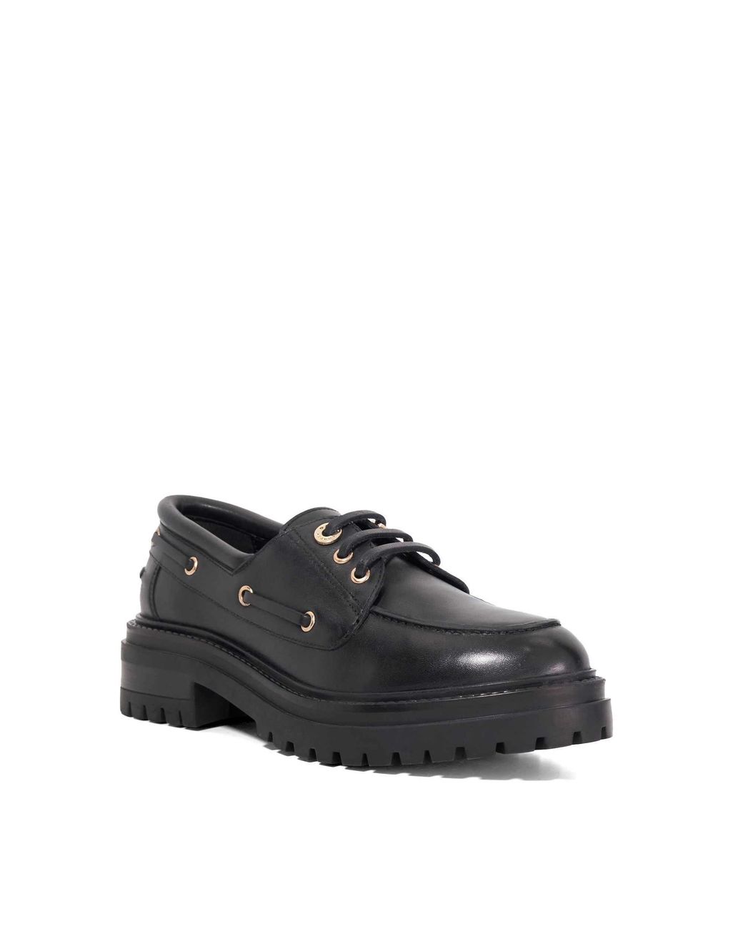 Dune Black Glazit Loafers