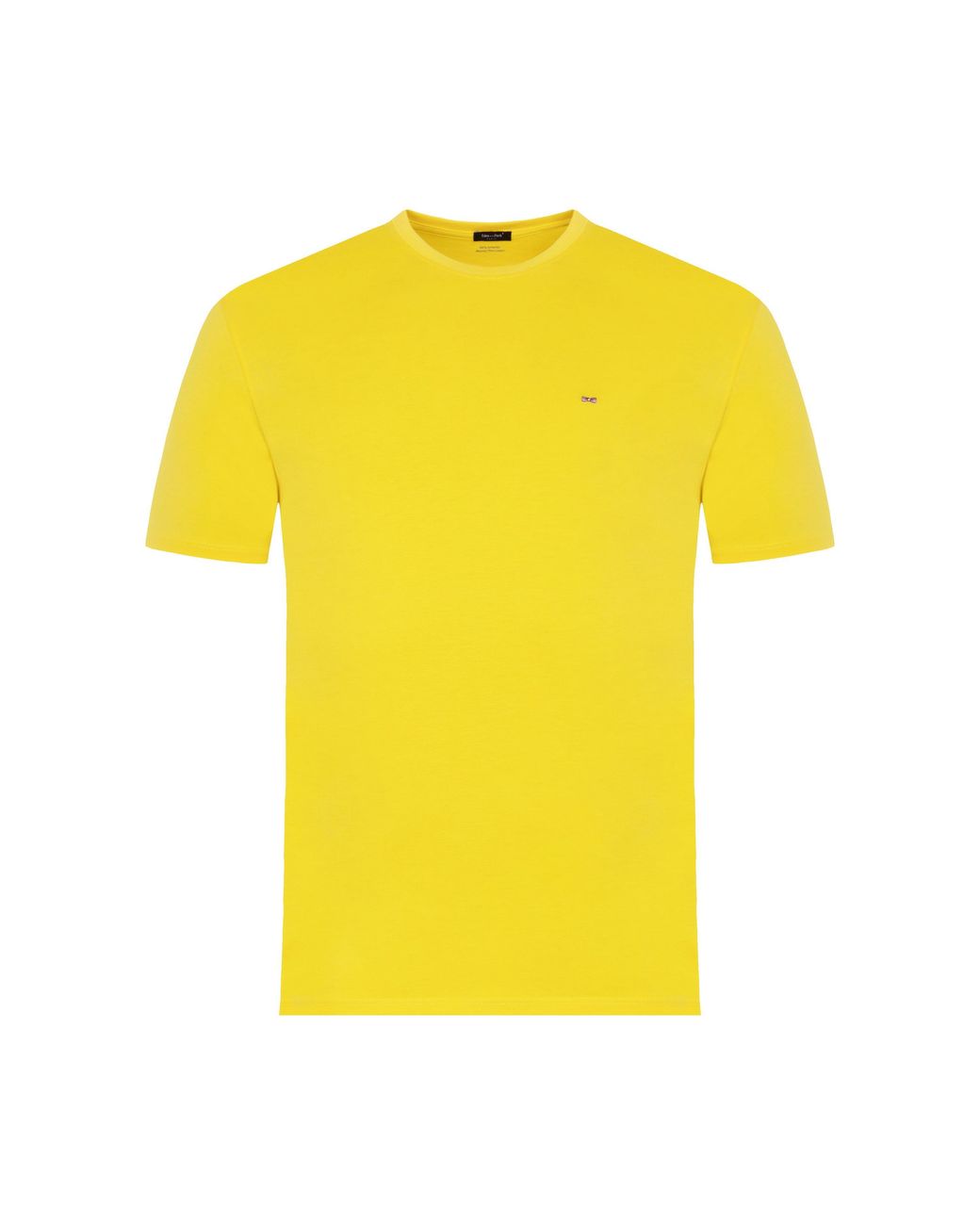 Eden Park Yellow Plain Shortsleeved Tshirt for men