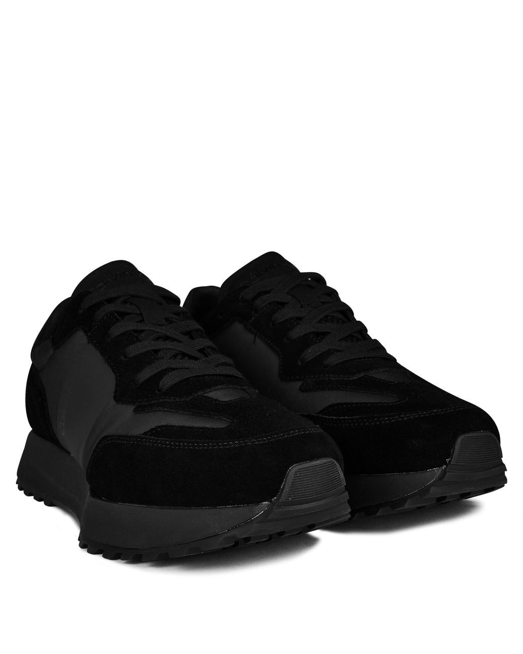 Calvin Klein Black Suede Trainers for men