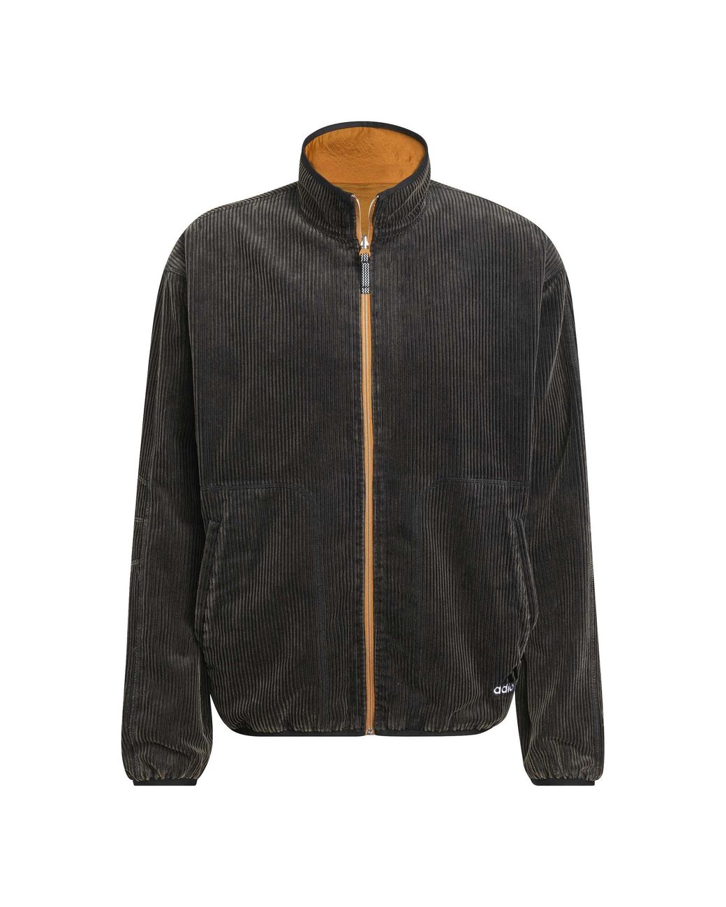 Adidas Black Eqt Full-Zip Short Puffer Jacket for men