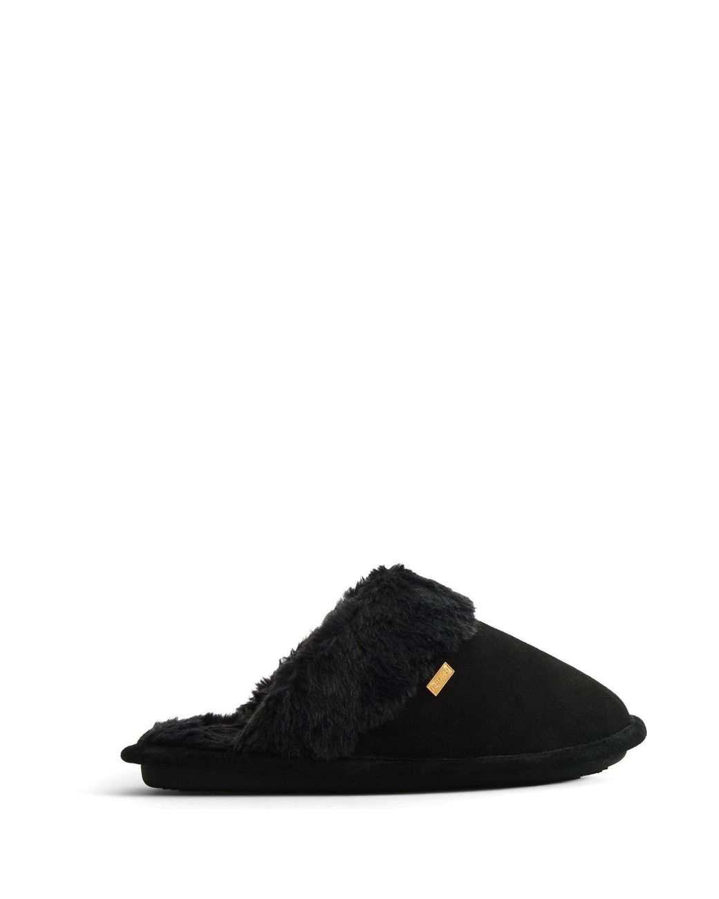 Hunter Black Mule Slipper