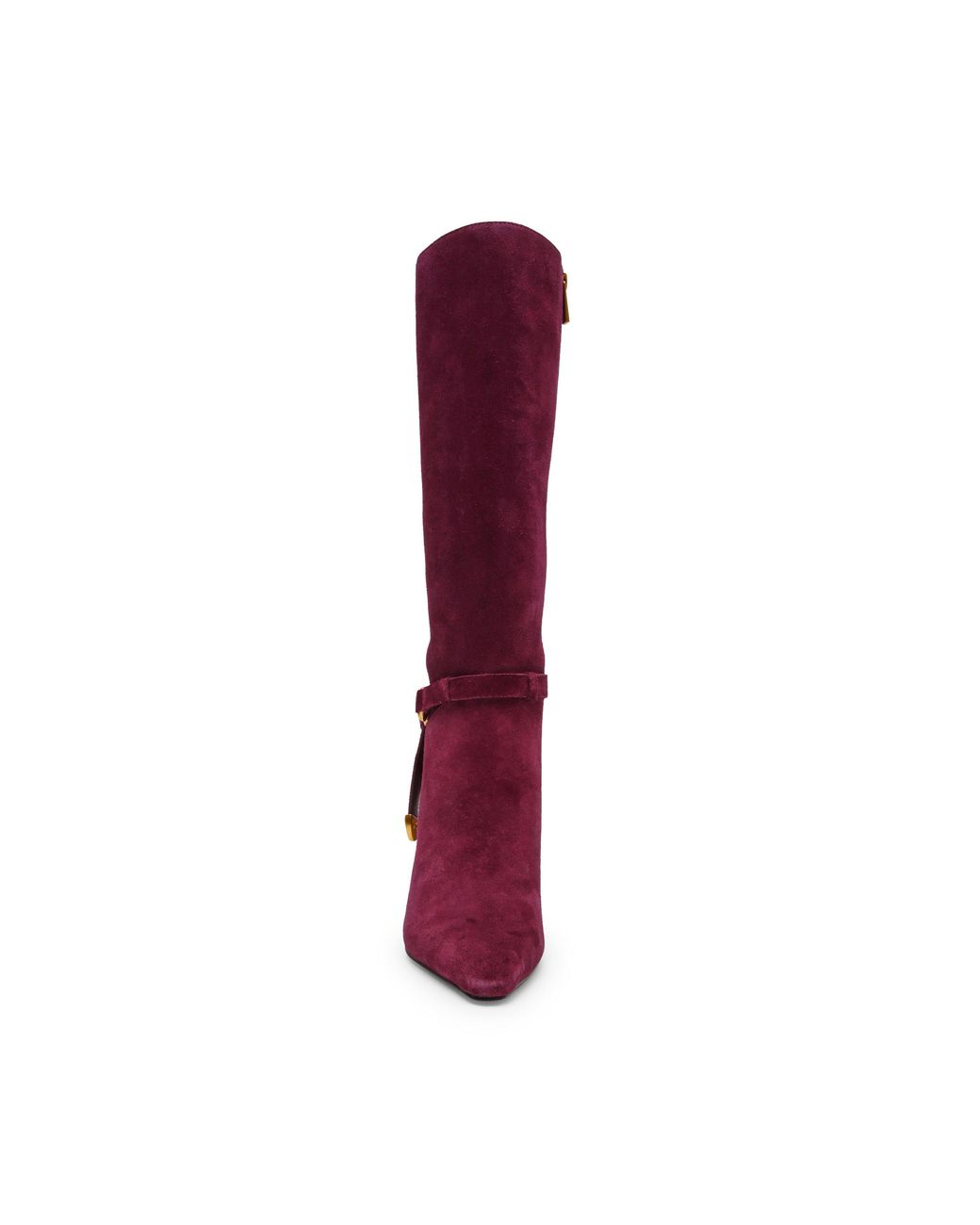 Steve Madden Red Sirrens Suede Knee-High Boots
