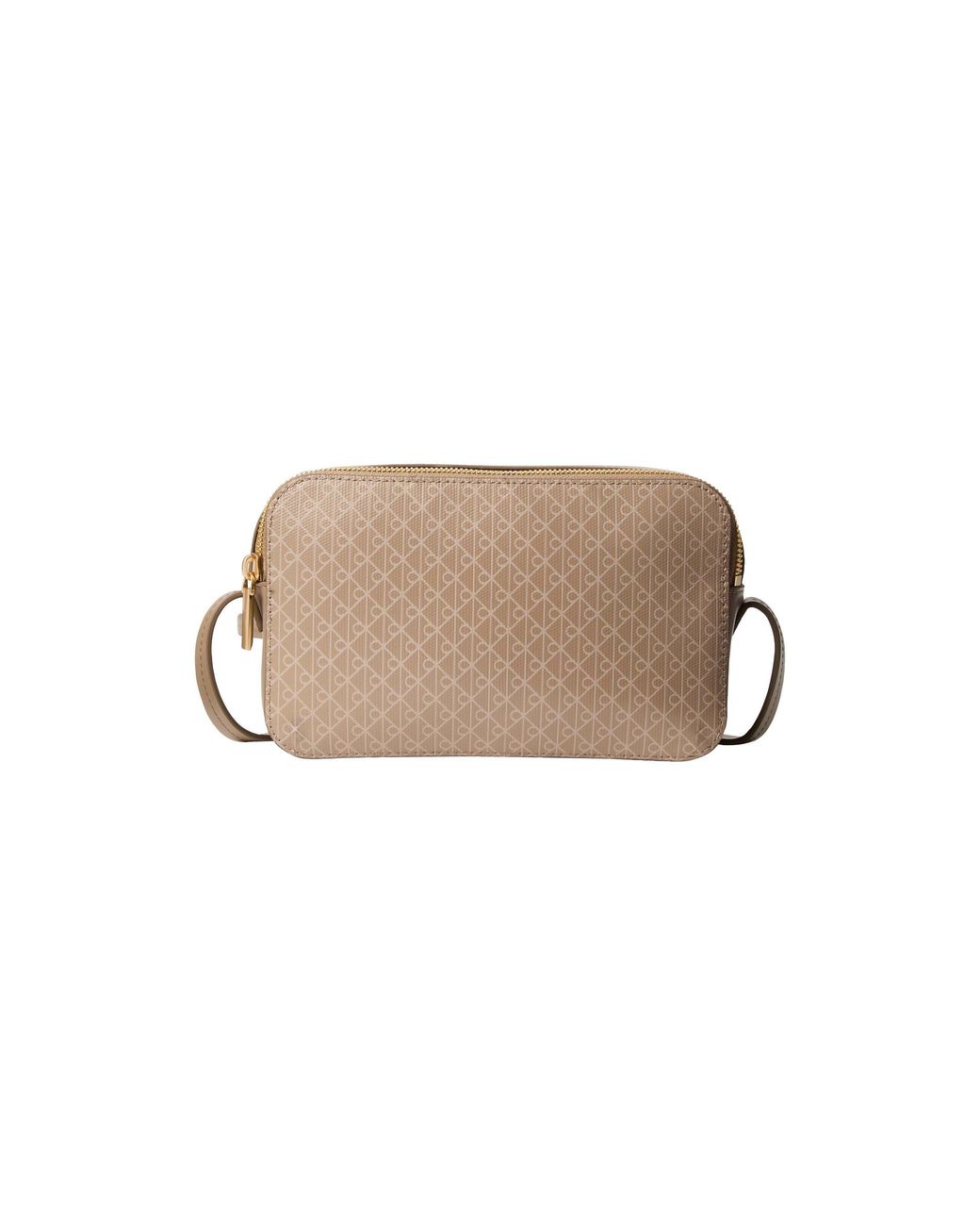 Calvin Klein Natural All Over Print Camera Bag