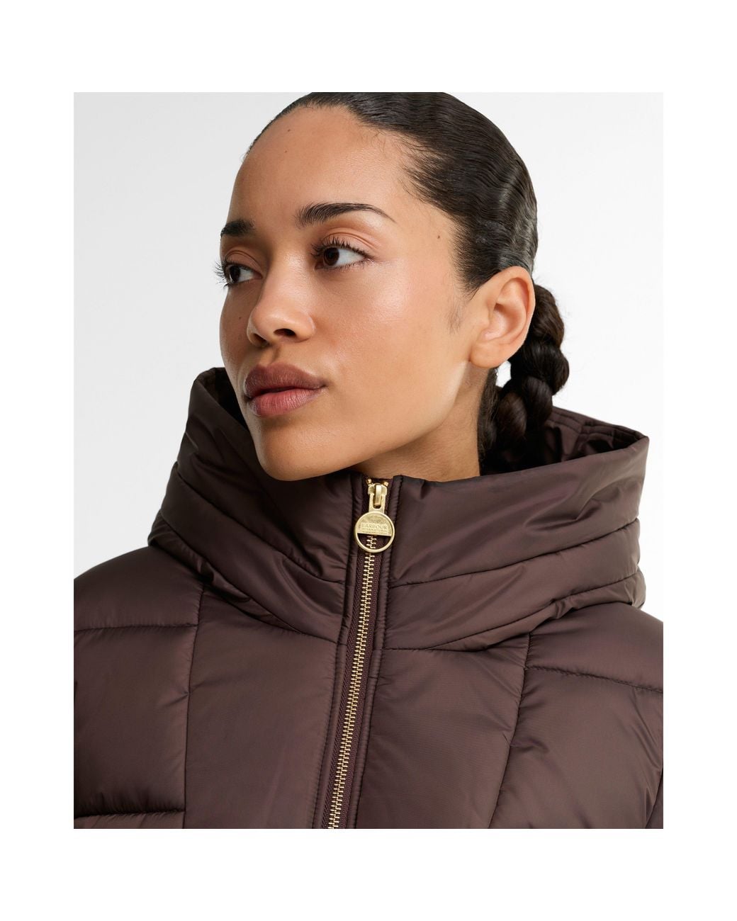 Barbour Brown B.Int Brantley Puf J Ld64