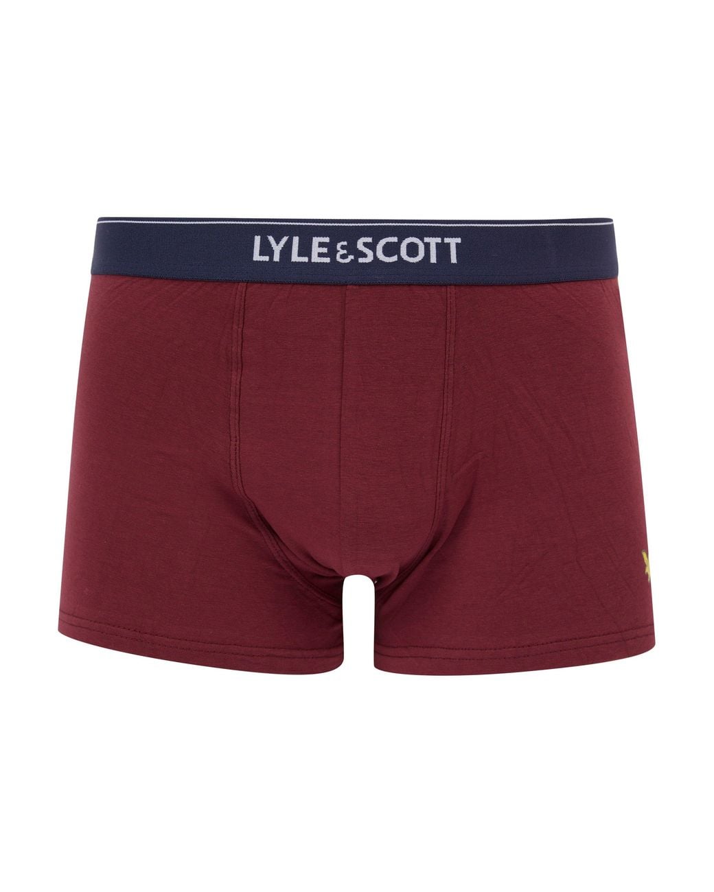 Lyle & Scott Blue Lyle 3 Pk Core Trunk for men