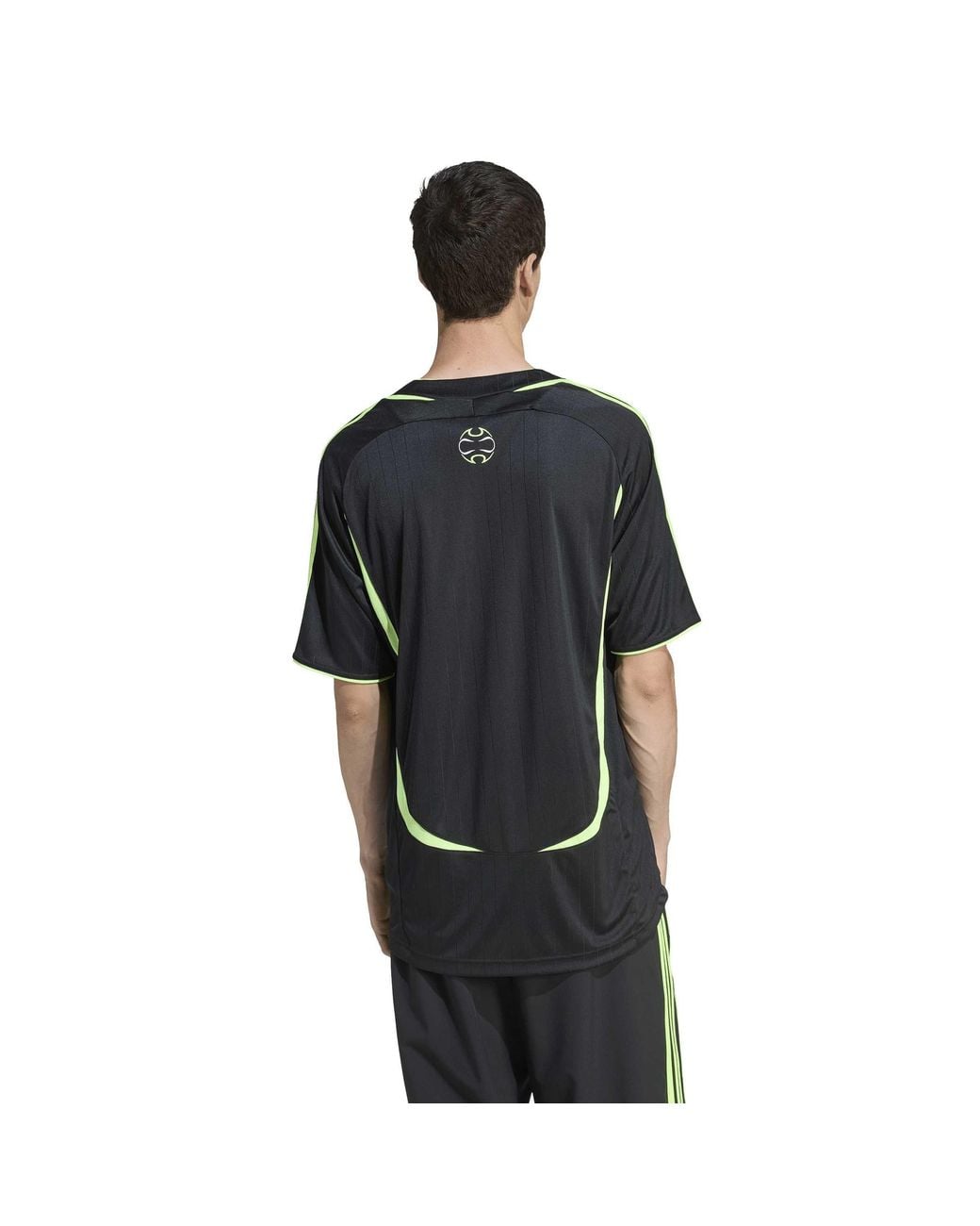Adidas Green Teamgeist Round-Neck Short-Sleeve Graphic T-Shirt for men