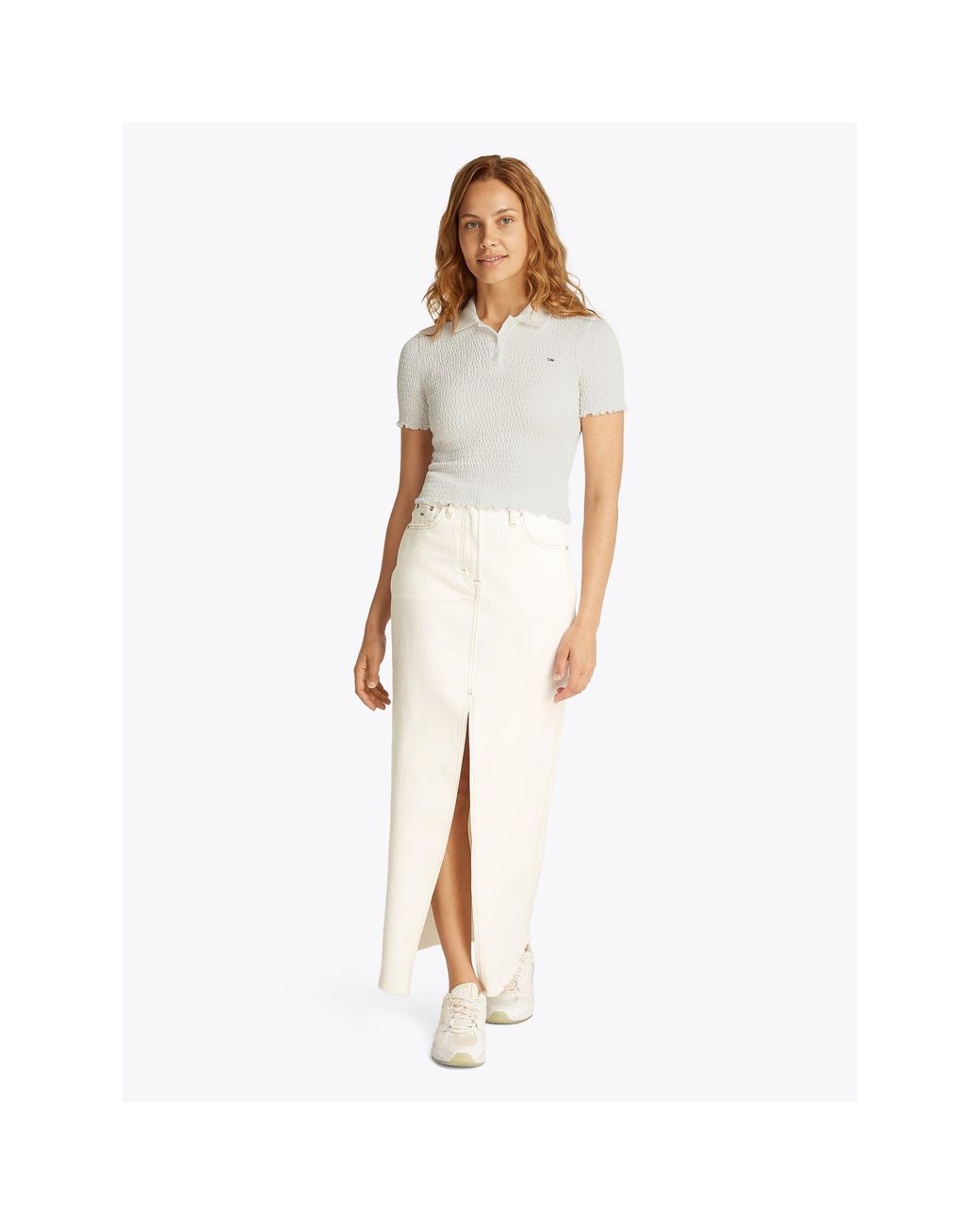 Tommy Hilfiger White Short-Sleeve Polo Shirt