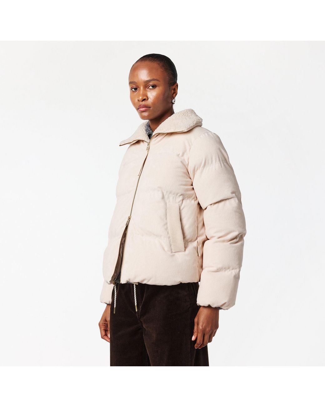 Varley Natural Brackley Cord Puffer Jacket