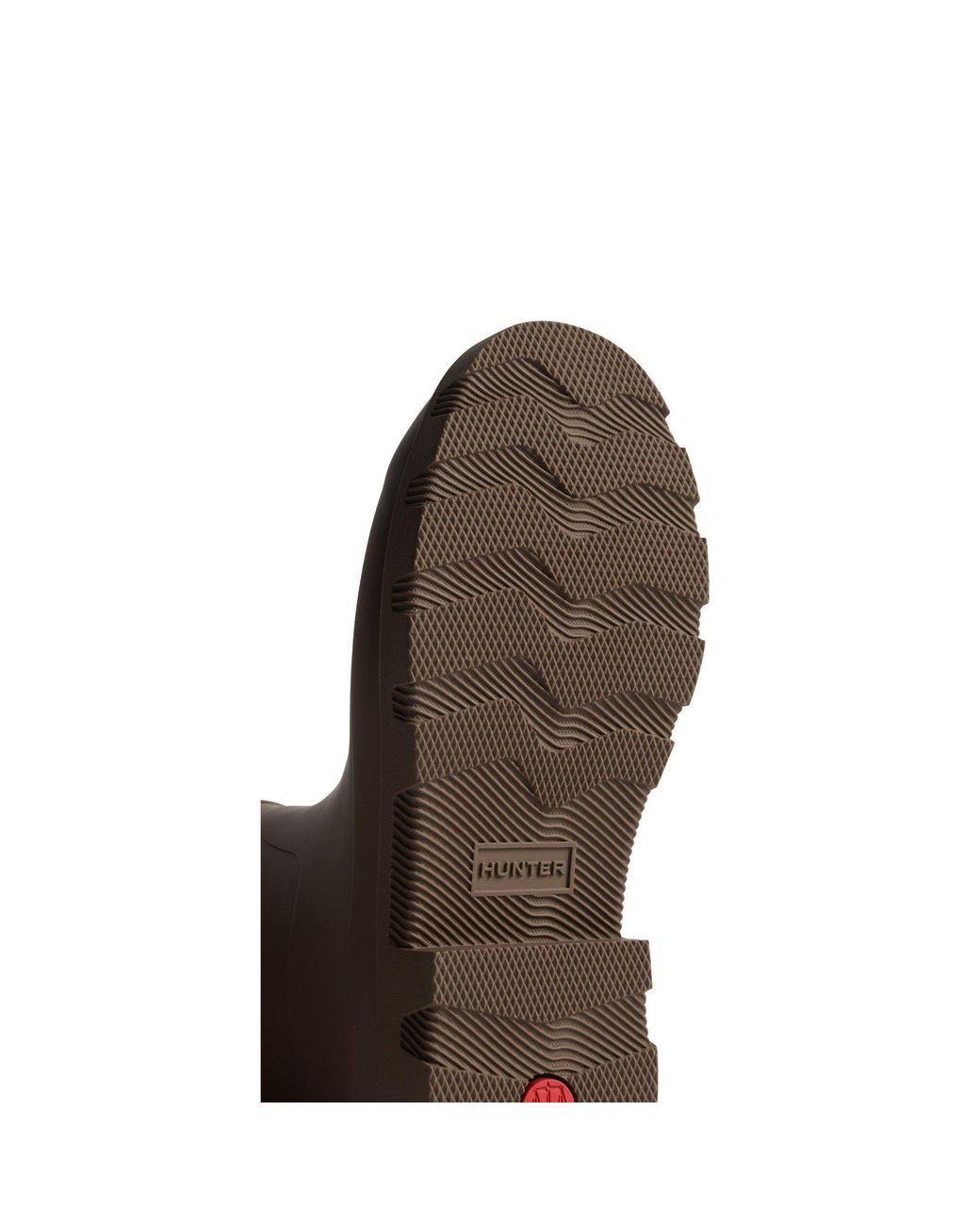 Hunter Brown Downpour Short Waterproof Wellingtons for men