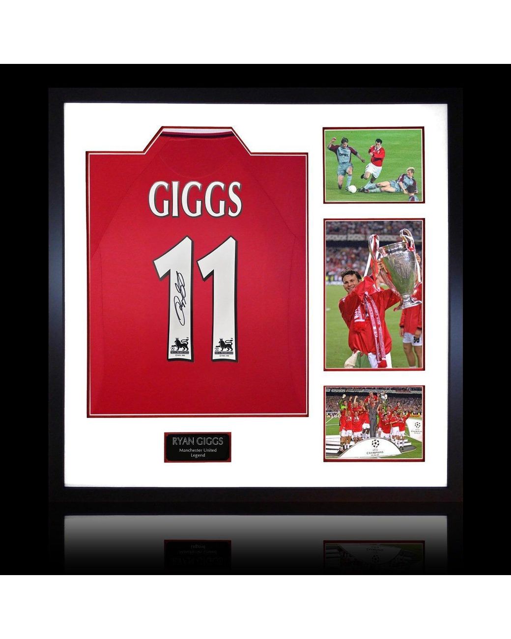 The Fan Cave Red Ryan Giggs Signed Manchester United Shirt Elite