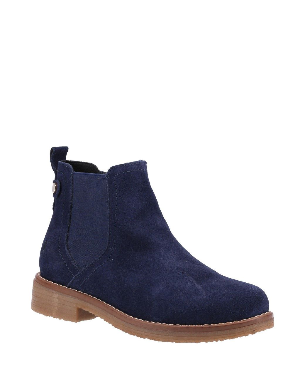 Hush Puppies Blue Maddy Wide Boot