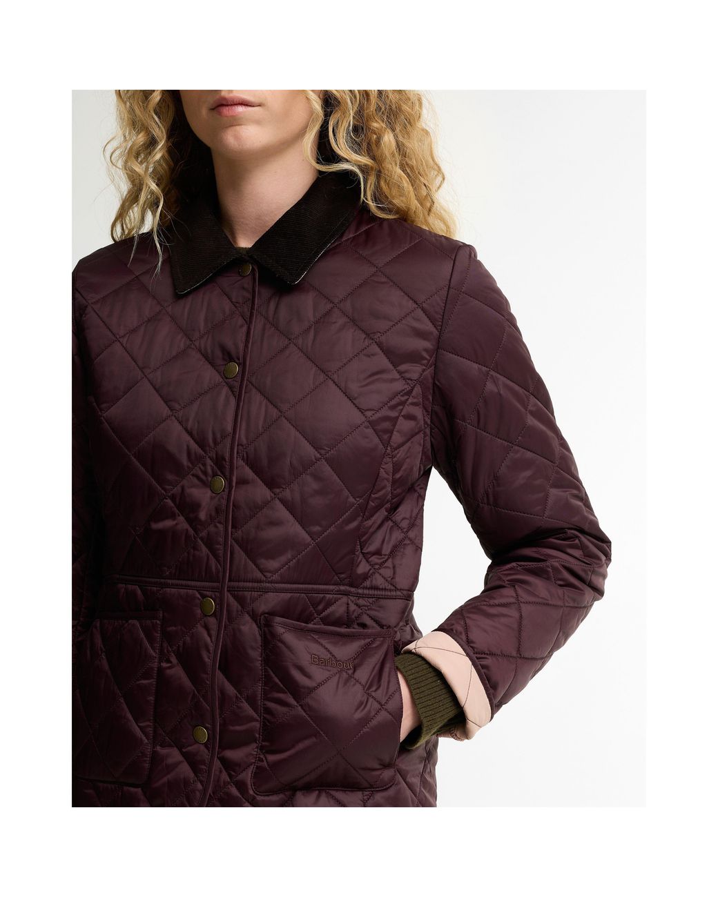 Barbour Purple Deveron Jacket