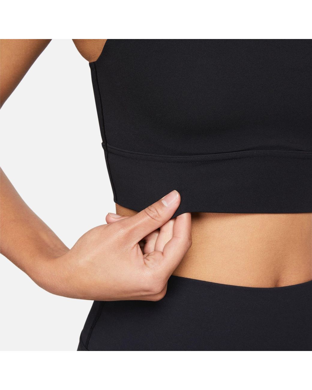 Nike Black Non Wired Medium Impact Sports Bra