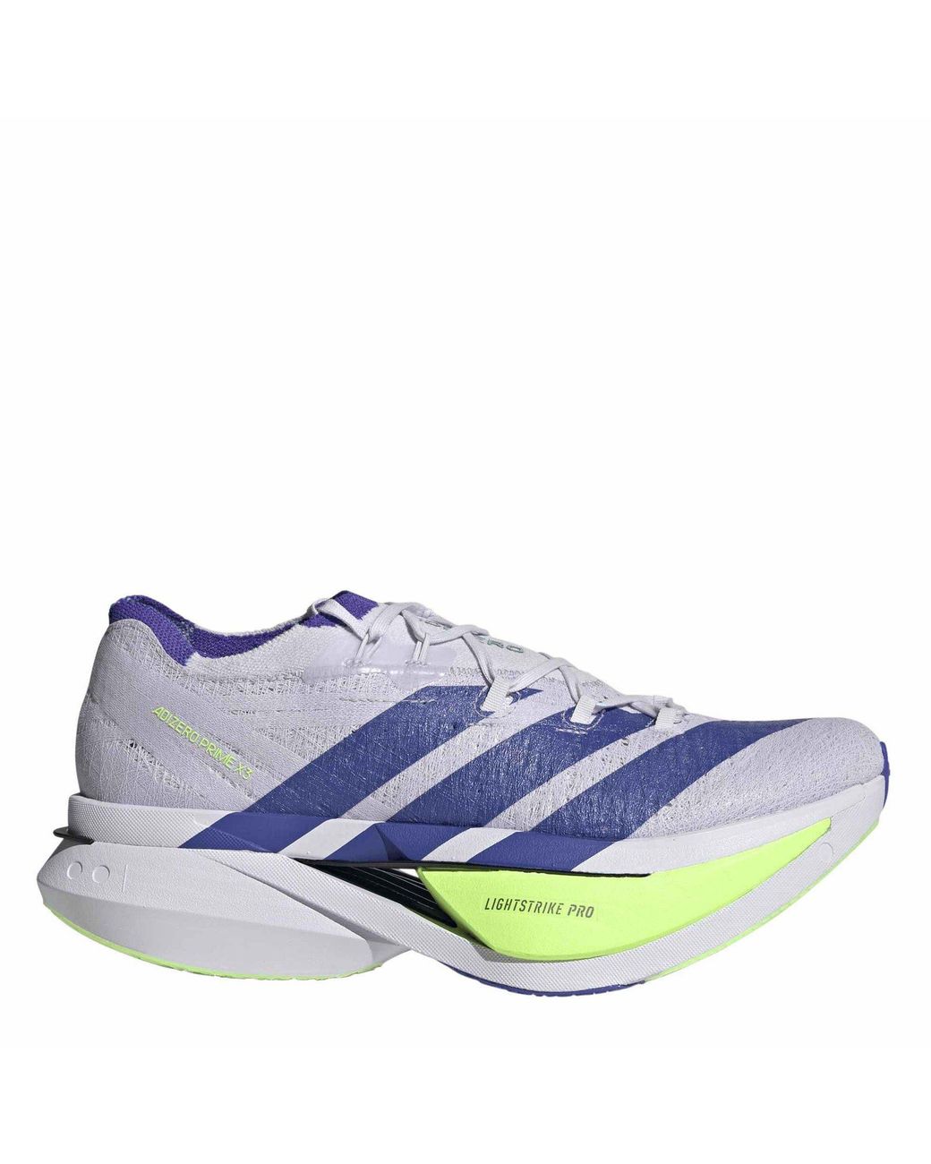 Adidas Blue Prime X3 Strung Road Running Shoes