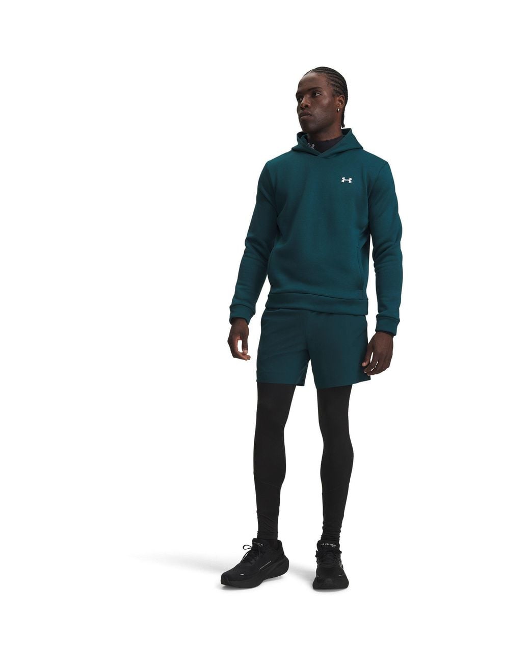 Under Armour Black Ua Coldgear Elt Leg Sn64 for men