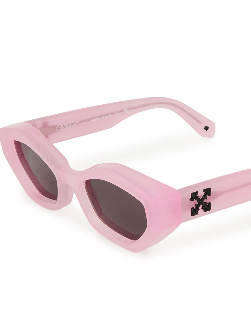 Off-White c/o Virgil Abloh Pink Oeri144 Hilo Round Sunglasses