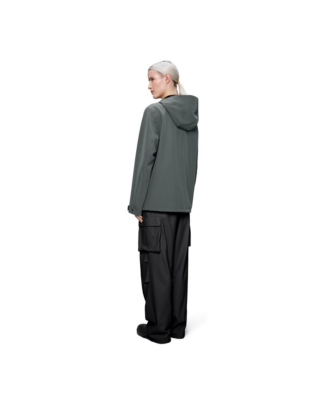 Rains Gray Suva Softshell Waterproof Jacket