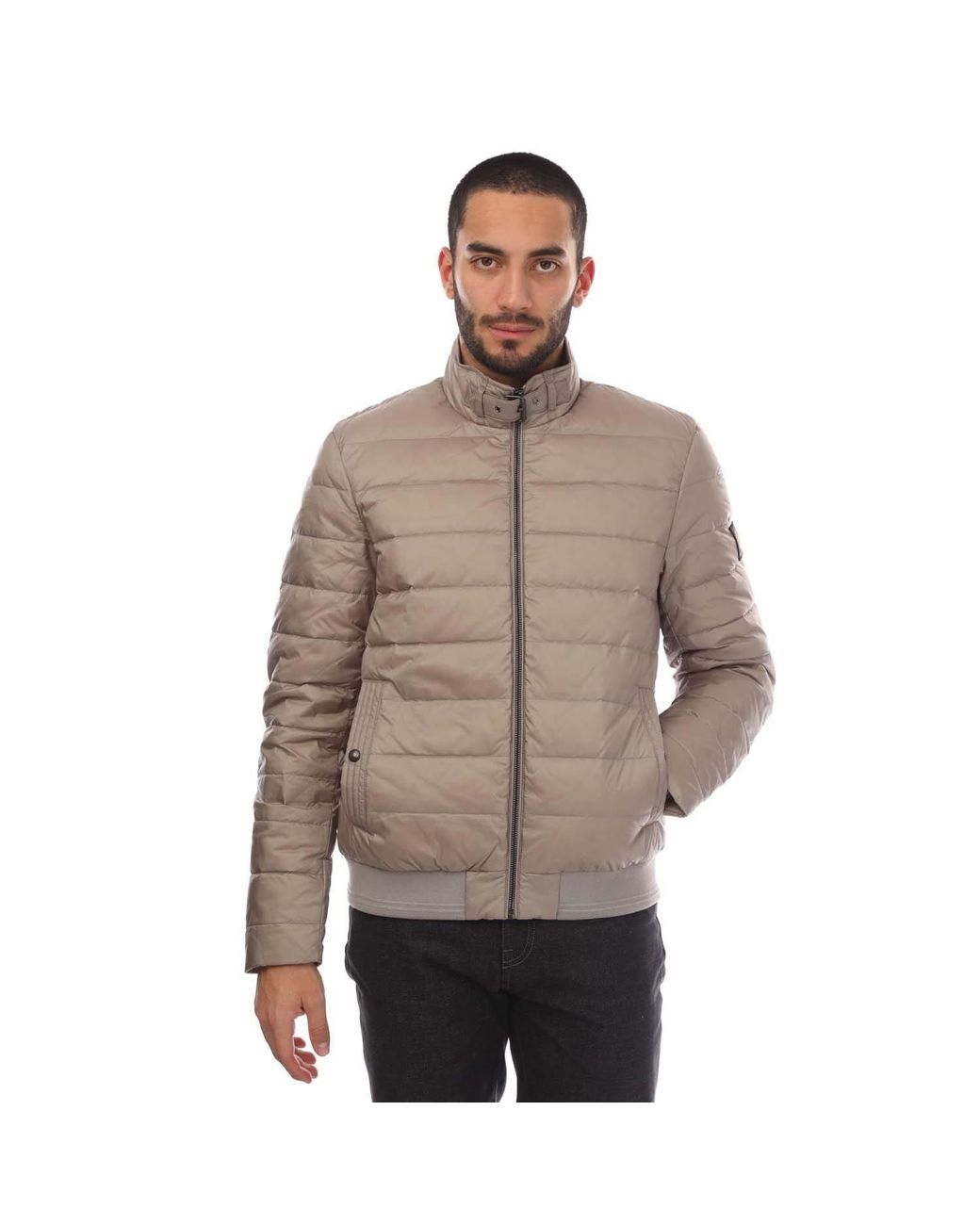 Belstaff Brown Down Filled Circuit Jacket for men