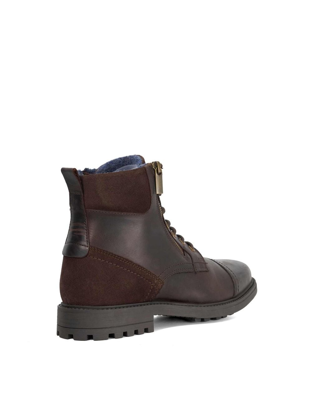 Dune Brown Cayden Leather Chukka Boots for men