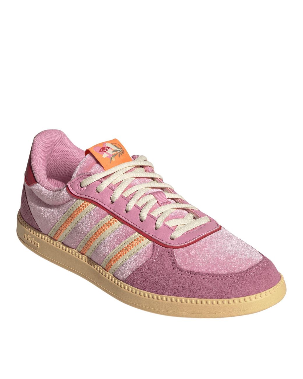 Adidas Pink Breaknet Sleek Suede Shoes