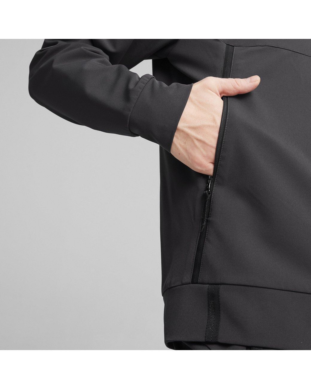 PUMA Black Tech Woven Tracksuit for men