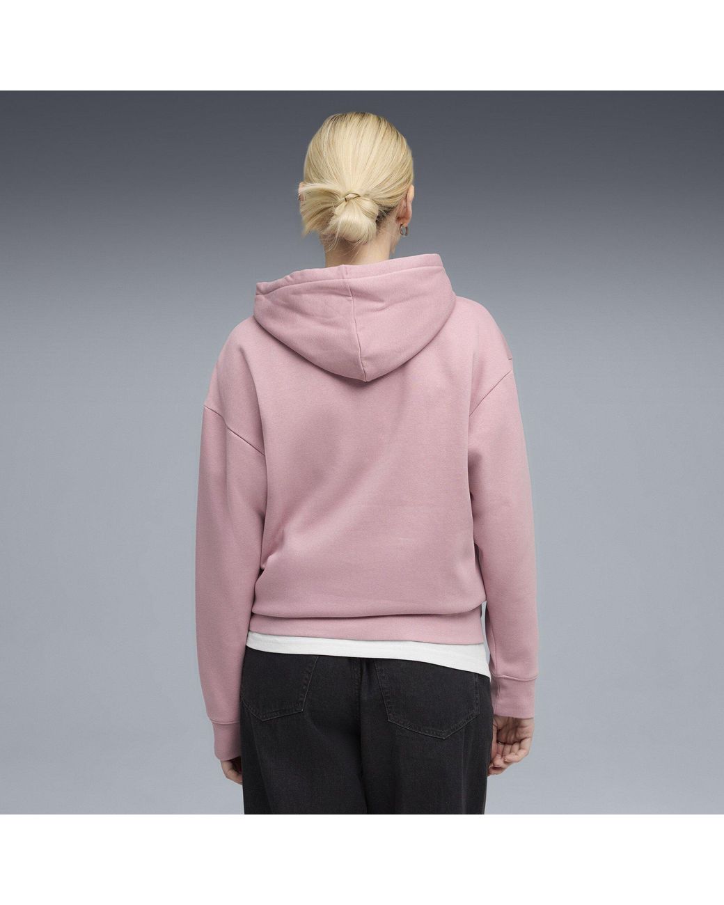 PUMA Pink Nature 2.0 Comfort Overhead Tech Fleece Hoodie