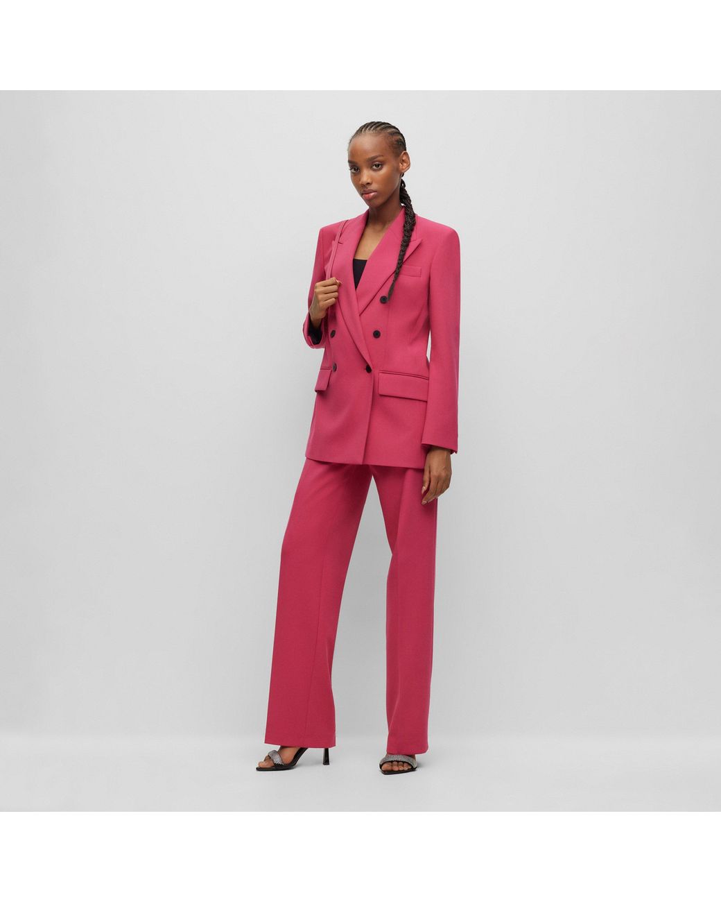 HUGO Red Amalisa Long Sleeve Zip Blazer