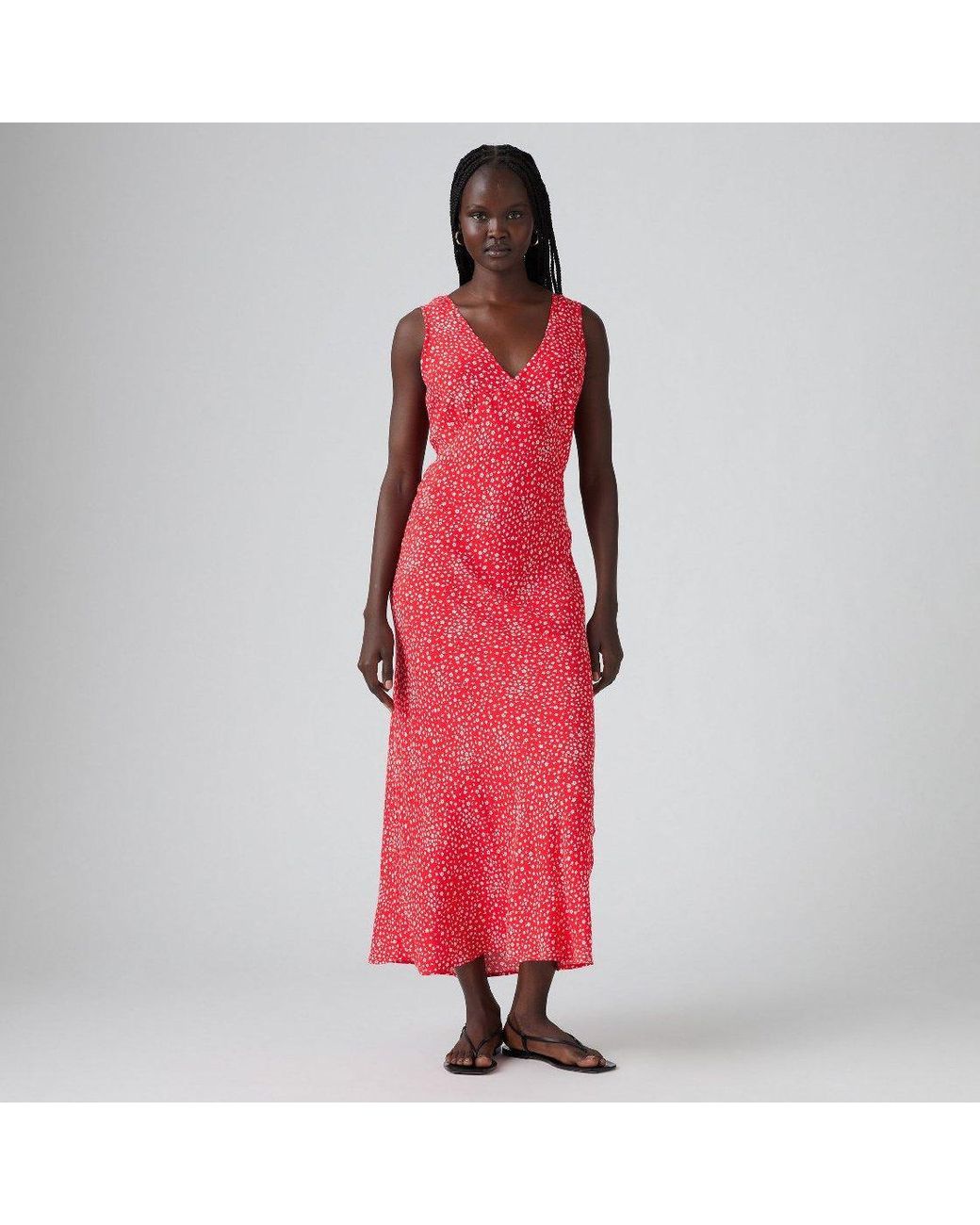 Levi's Red Atalia Slip Skirt