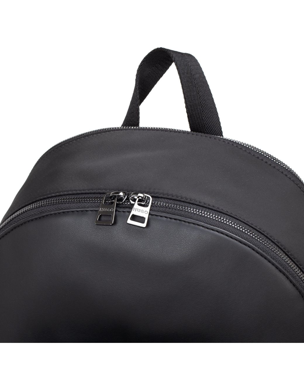 HUGO Black Contemporary Quantic Backpack for men