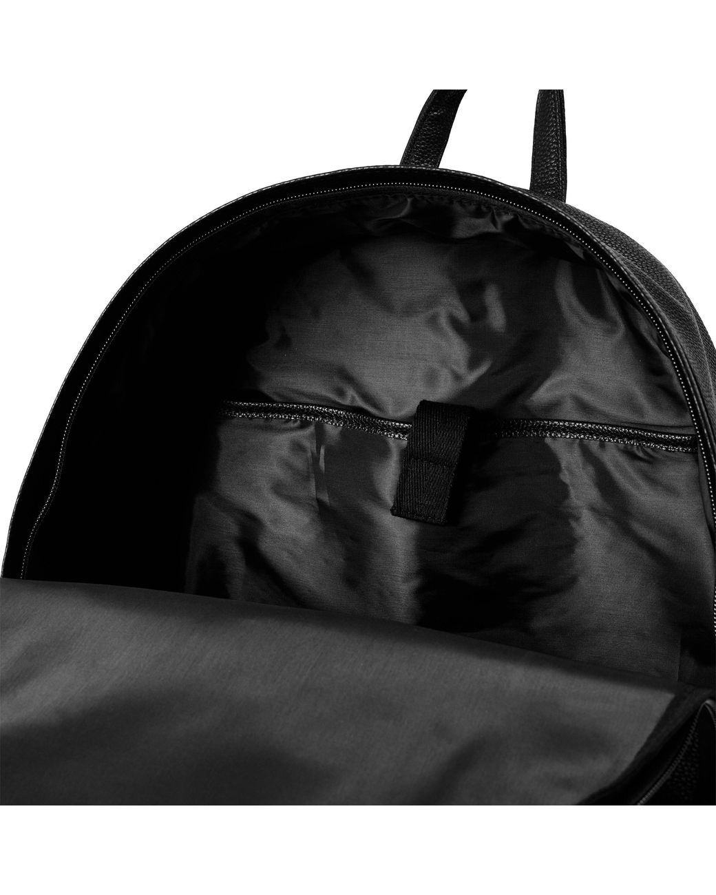 Ted Baker Black Webbing Faux Leather Backpack for men