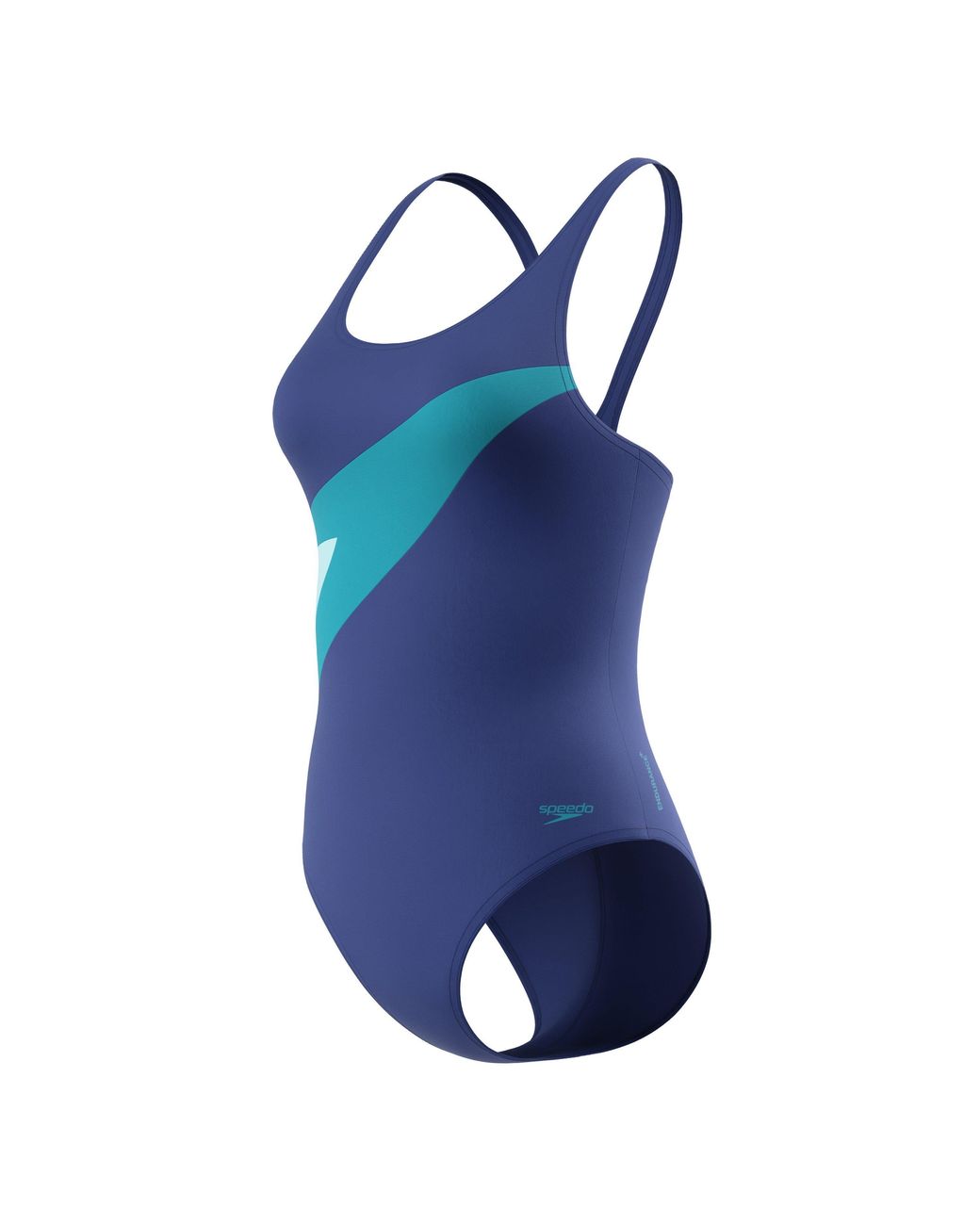 Speedo Blue Hyperboom Butterfly-Back One-Piece Swimsuit