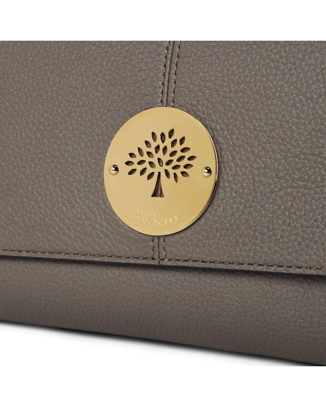 Mulberry Brown Convertible Leather Top-Handle Bag