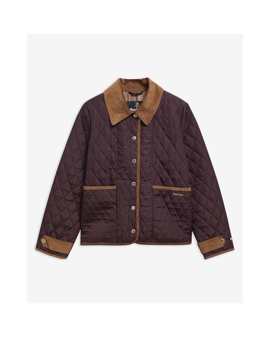 Barbour Purple Ainsdale Re-Engineered Quilted Jacket