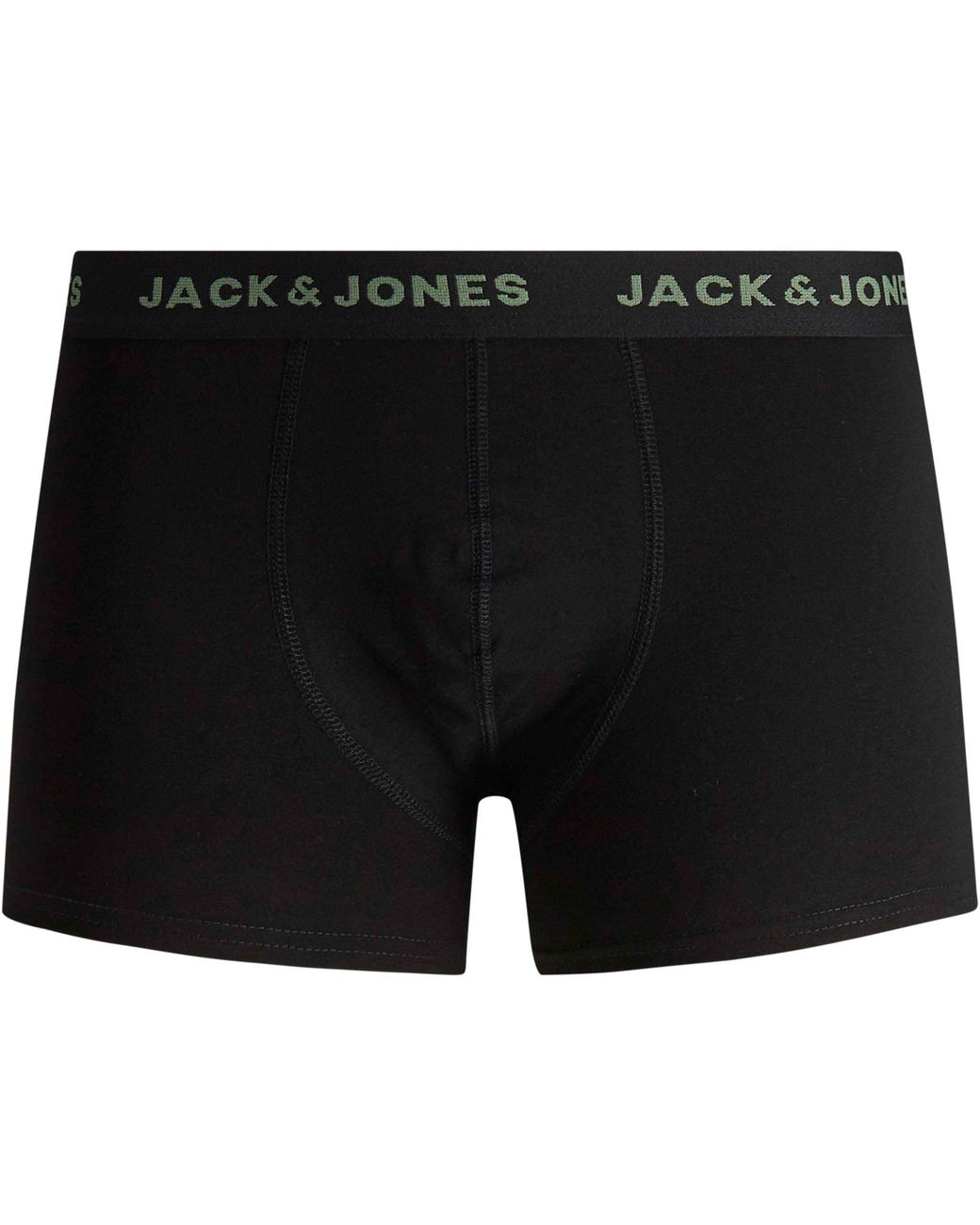 Jack & Jones Black Jack 7-Pack Basic Trunks Plus Size for men