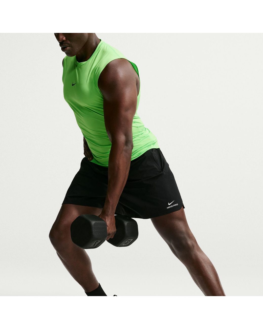 Nike Black Performance Gym Shorts for men