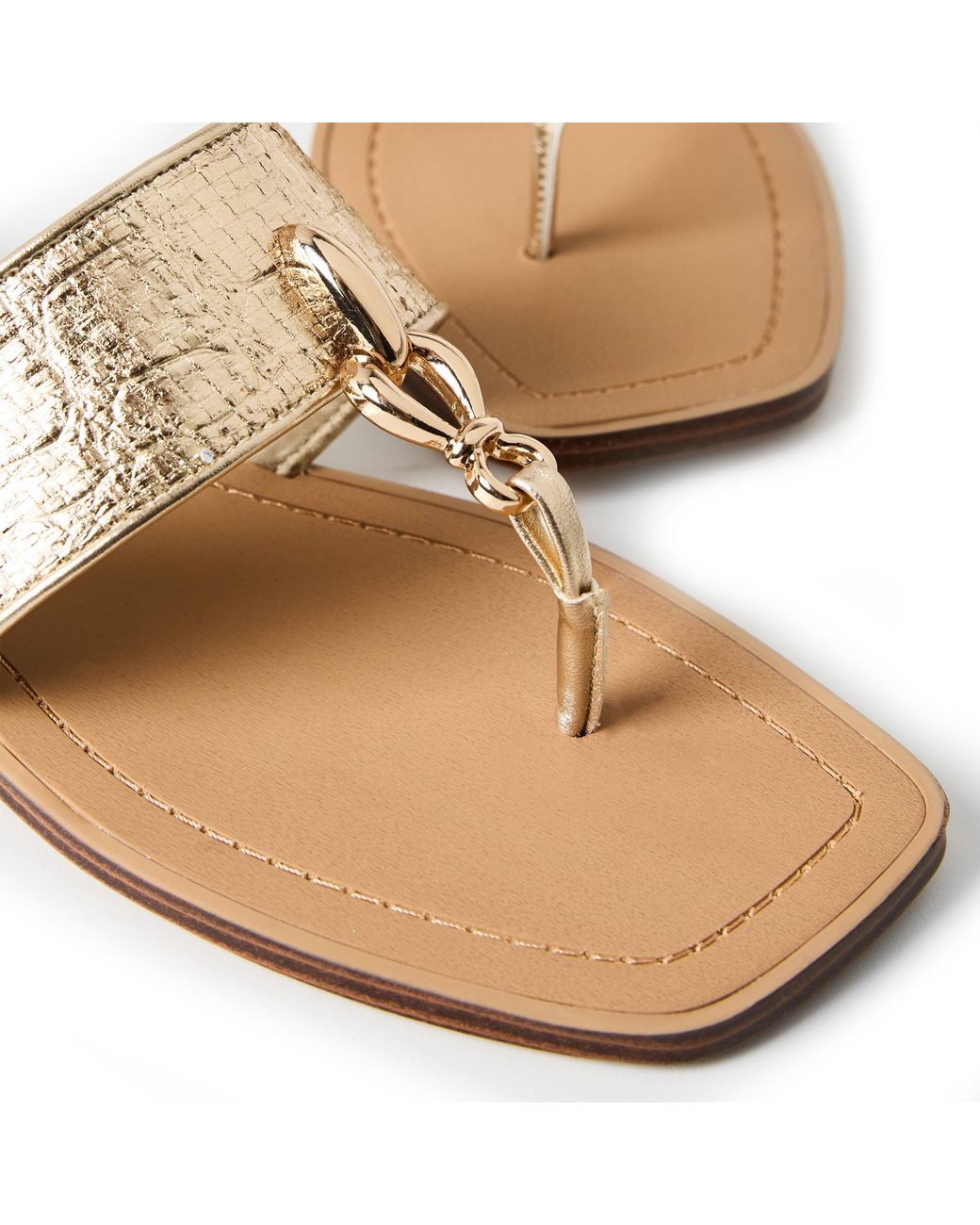ALDO Natural Flat Sandals