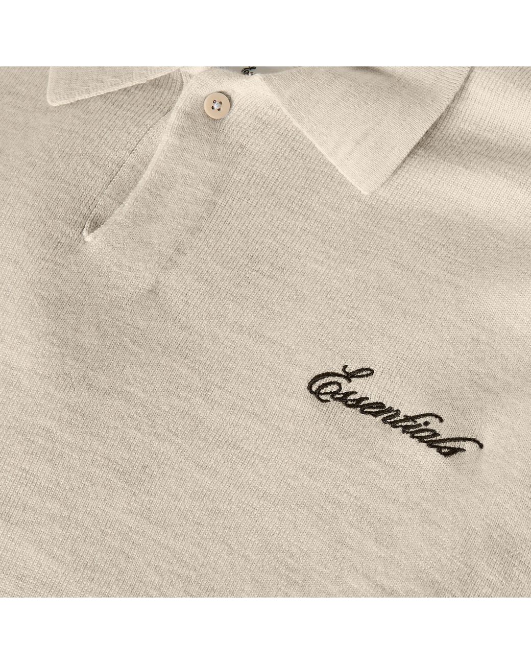 Fear Of God White Short Sleeve Polo Shirt for men