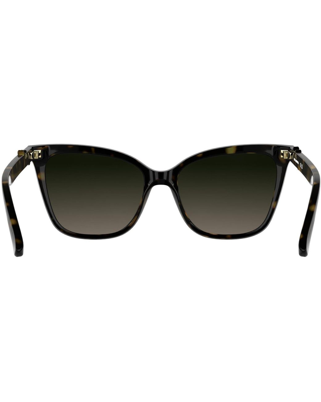 Karl Lagerfeld Black Modified Rectangle Sunglasses