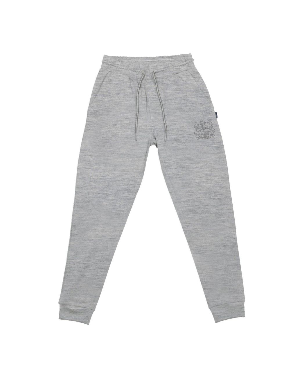 Aquascutum Gray Closed Hem Fleece Joggers for men