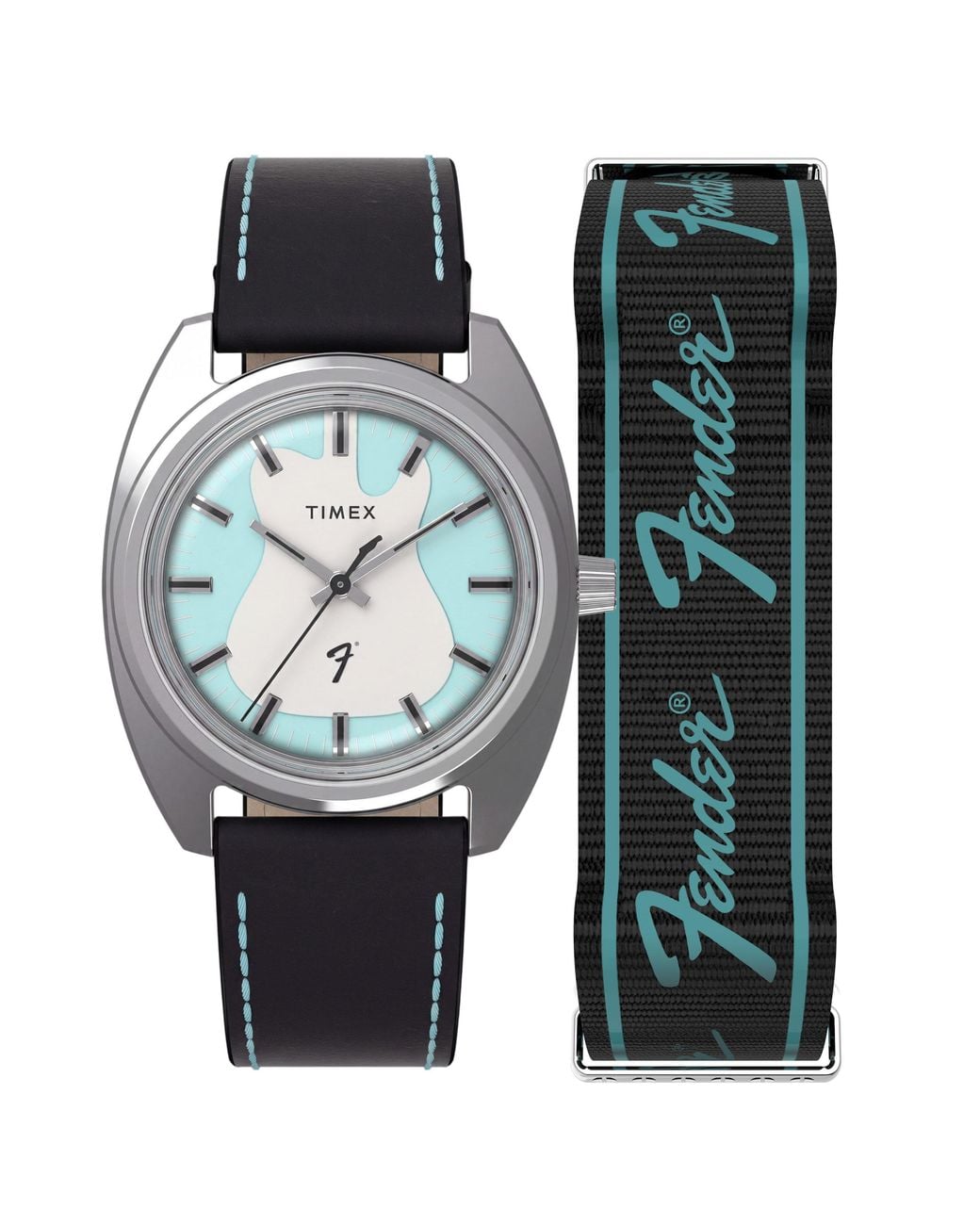 Timex Black C Fender Set W Sn71 for men