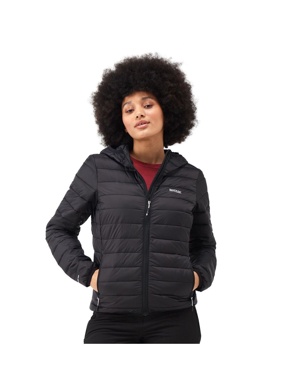 Regatta Black Marizion Quilted Lightweight Insulated Puffer Jacket