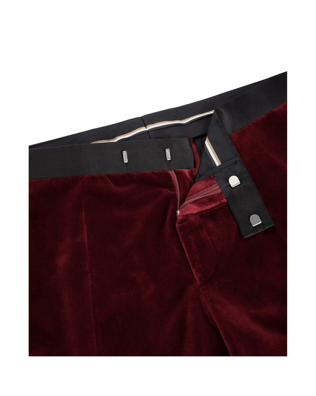 Boss Red Genius Tux Cotton Slim Fit Suit Trousers for men